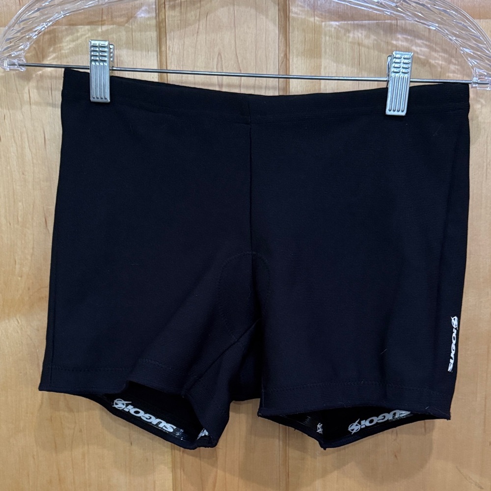 SUGOI Women's Black Bike Shorts spandex size L